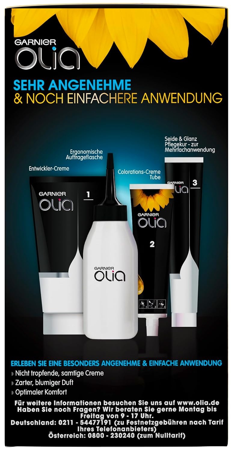 image:imageGarnier Olia Dauerhafte Haarfarbe ohne Ammoniak Mit pflegenden und natrlichen len Vollstndige Grauhaarabdeckung Permanente Coloration Nr 911 Khles Silber 1 StckSuperblonds extreme
