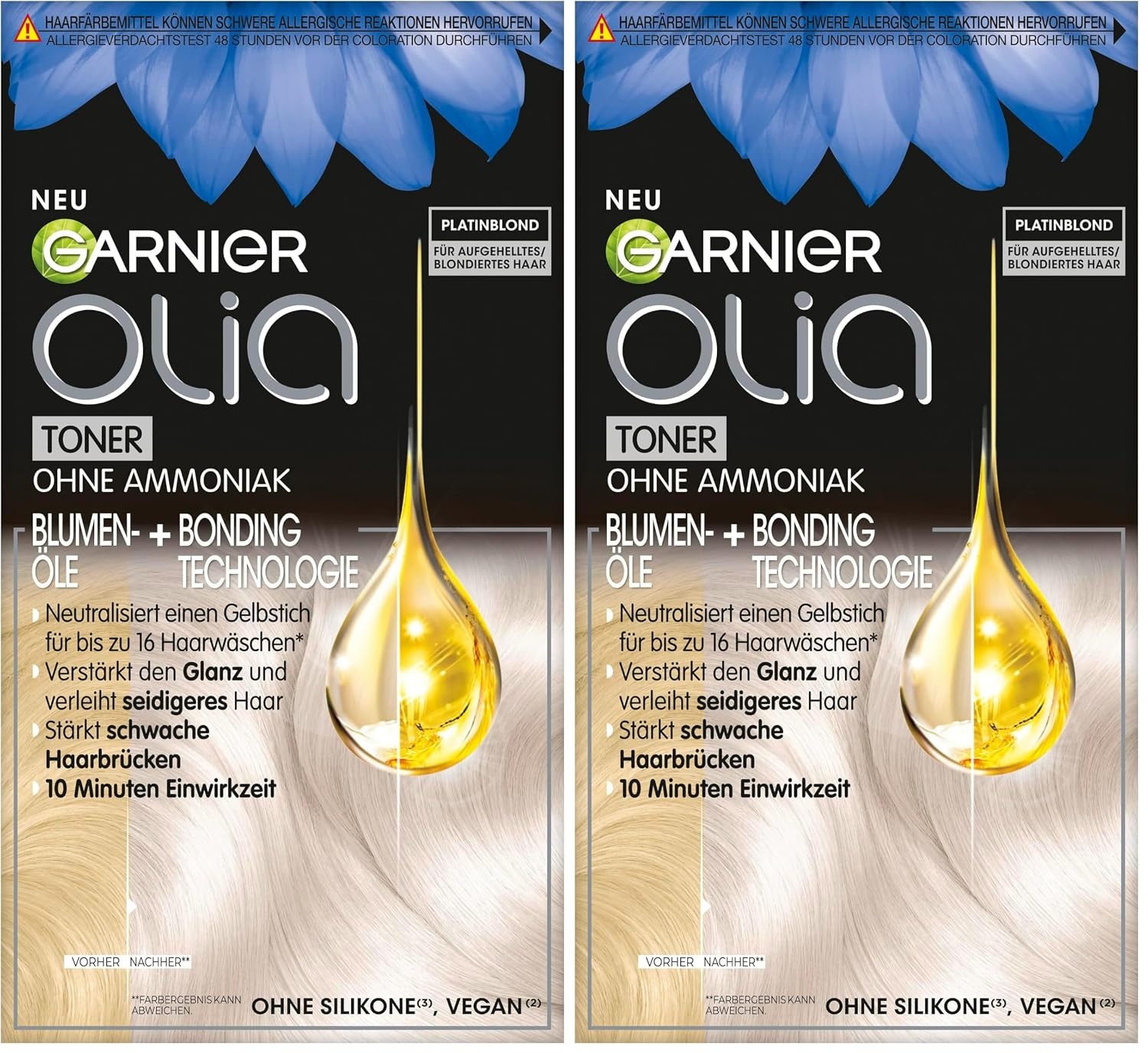 image:imageGarnier Olia Haartnung gegen Gelbstich 91 Khles Blond 1 Stck1001 Platinblond