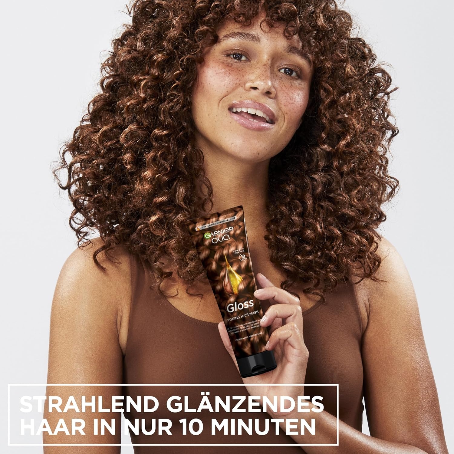 image:imageOlia Gloss Toning Hair Mask Repariert bis zu 1 Jahr Haarschden bis zu 72h sichtbarer Glanz intensiviert die Haarfarbe bis zu 4 Haarwschen wie eine Haarmaske anwendbar Scandi BlondeCowboy Copper
