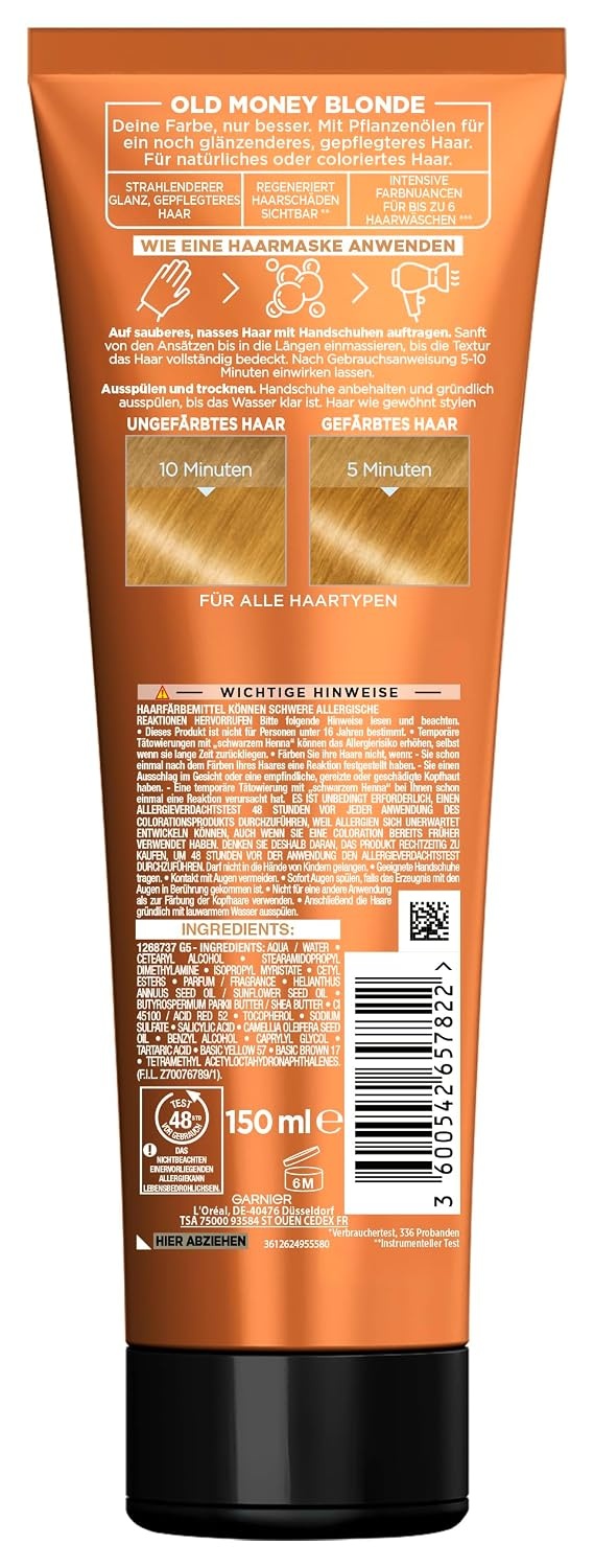 image:imageOlia Gloss Toning Hair Mask Repariert bis zu 1 Jahr Haarschden bis zu 72h sichtbarer Glanz intensiviert die Haarfarbe bis zu 4 Haarwschen wie eine Haarmaske anwendbar Scandi BlondeOld Money Blonde