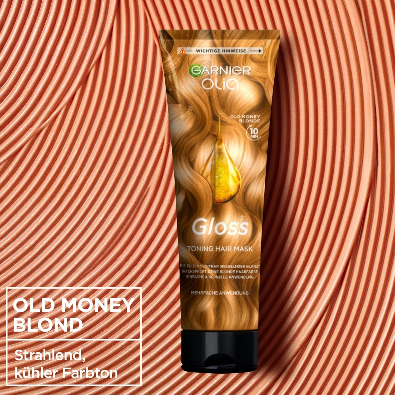 image:imageOlia Gloss Toning Hair Mask Repariert bis zu 1 Jahr Haarschden bis zu 72h sichtbarer Glanz intensiviert die Haarfarbe bis zu 4 Haarwschen wie eine Haarmaske anwendbar Scandi BlondeOld Money Blonde