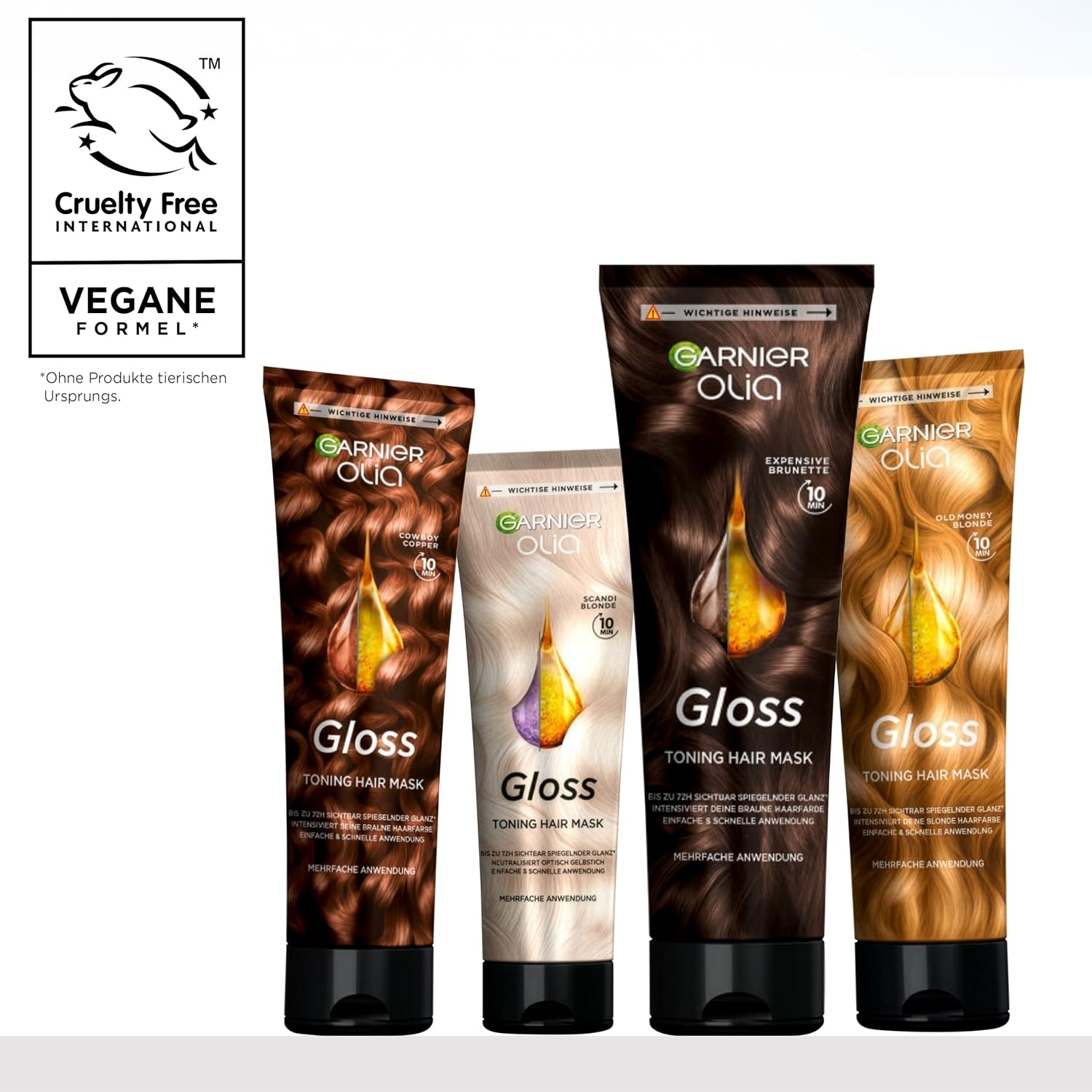 image:imageOlia Gloss Toning Hair Mask Repariert bis zu 1 Jahr Haarschden bis zu 72h sichtbarer Glanz intensiviert die Haarfarbe bis zu 4 Haarwschen wie eine Haarmaske anwendbar Scandi BlondeScandi Blonde
