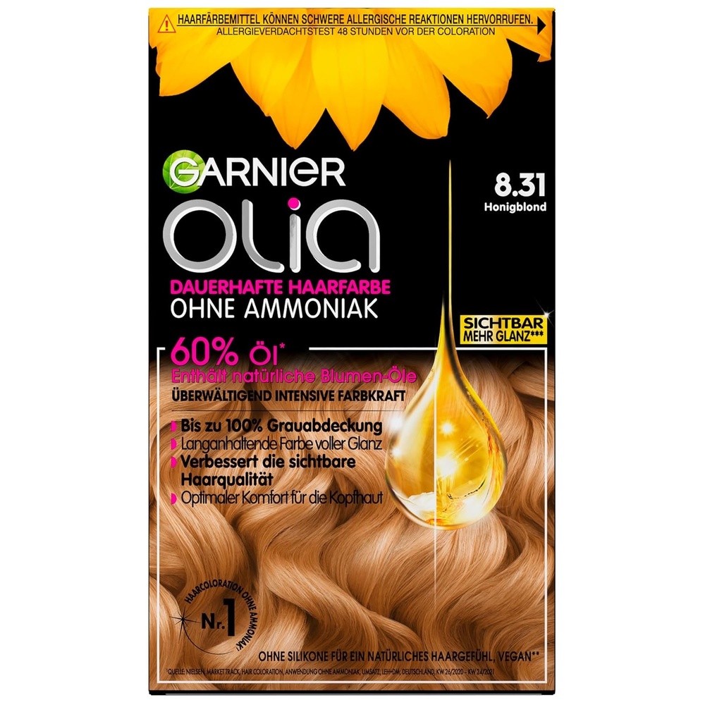 image:imageGarnier Olia 831 Honigblond 3er Pack