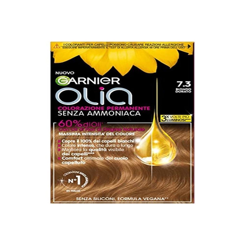 image:imageGarnier Olia Haarfarbe ohne Ammoniak deckt weies Haar GoldbraunGoldblond