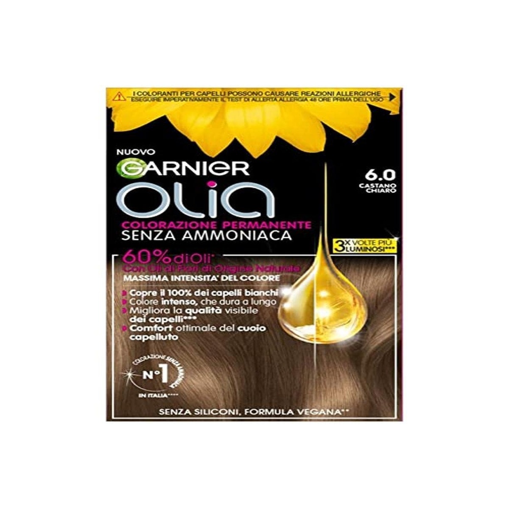 image:imageGarnier Olia Haarfarbe ohne Ammoniak deckt weies Haar GoldbraunHellbraun