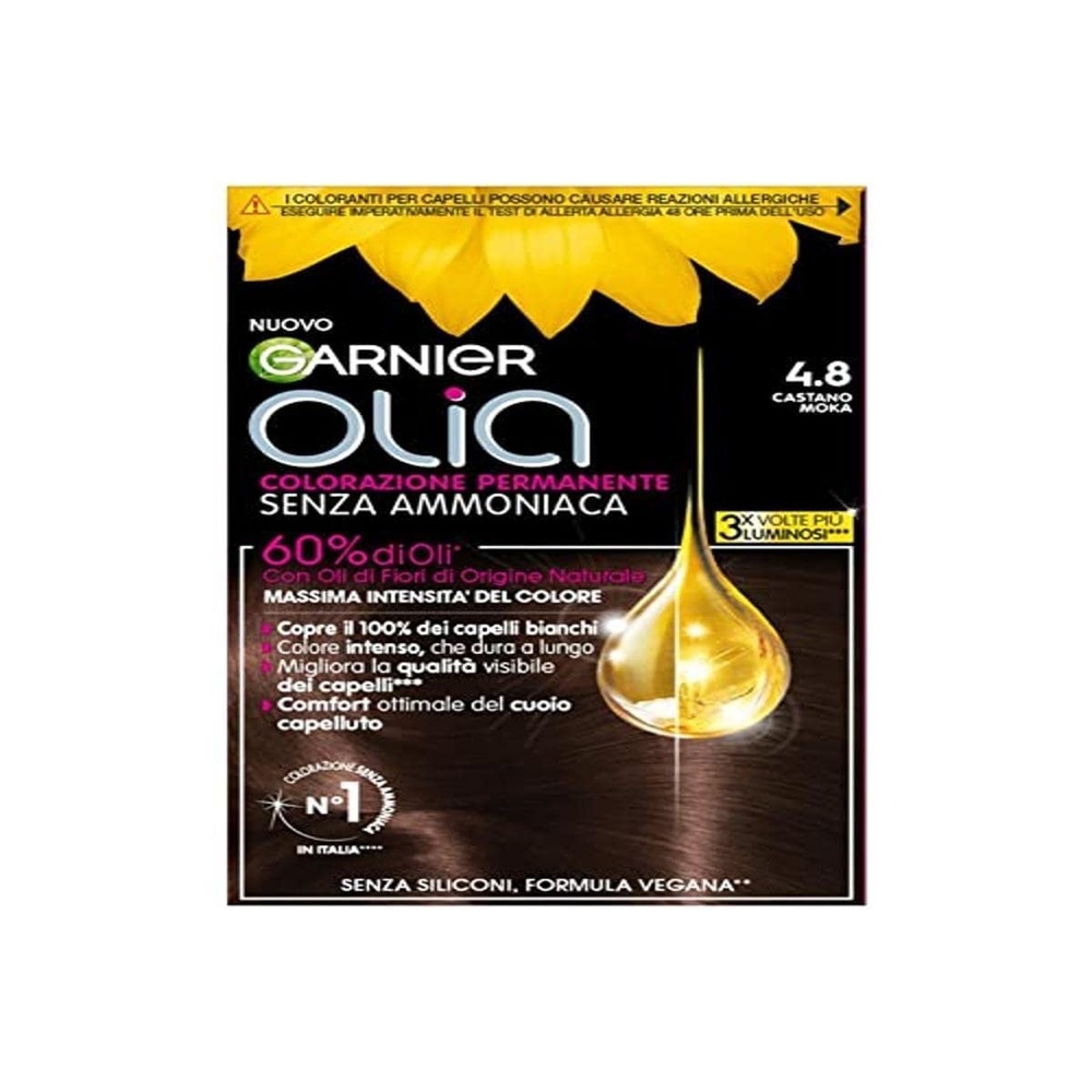 image:imageGarnier Olia Haarfarbe ohne Ammoniak deckt weies Haar GoldbraunMokkabraun