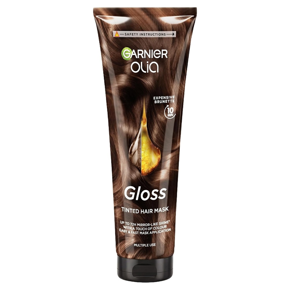 image:imageOlia Gloss Toning Hair Mask Repariert bis zu 1 Jahr Haarschden bis zu 72h sichtbarer Glanz intensiviert die Haarfarbe bis zu 4 Haarwschen wie eine Haarmaske anwendbar Scandi BlondeOlia Gloss Expensive Brunette