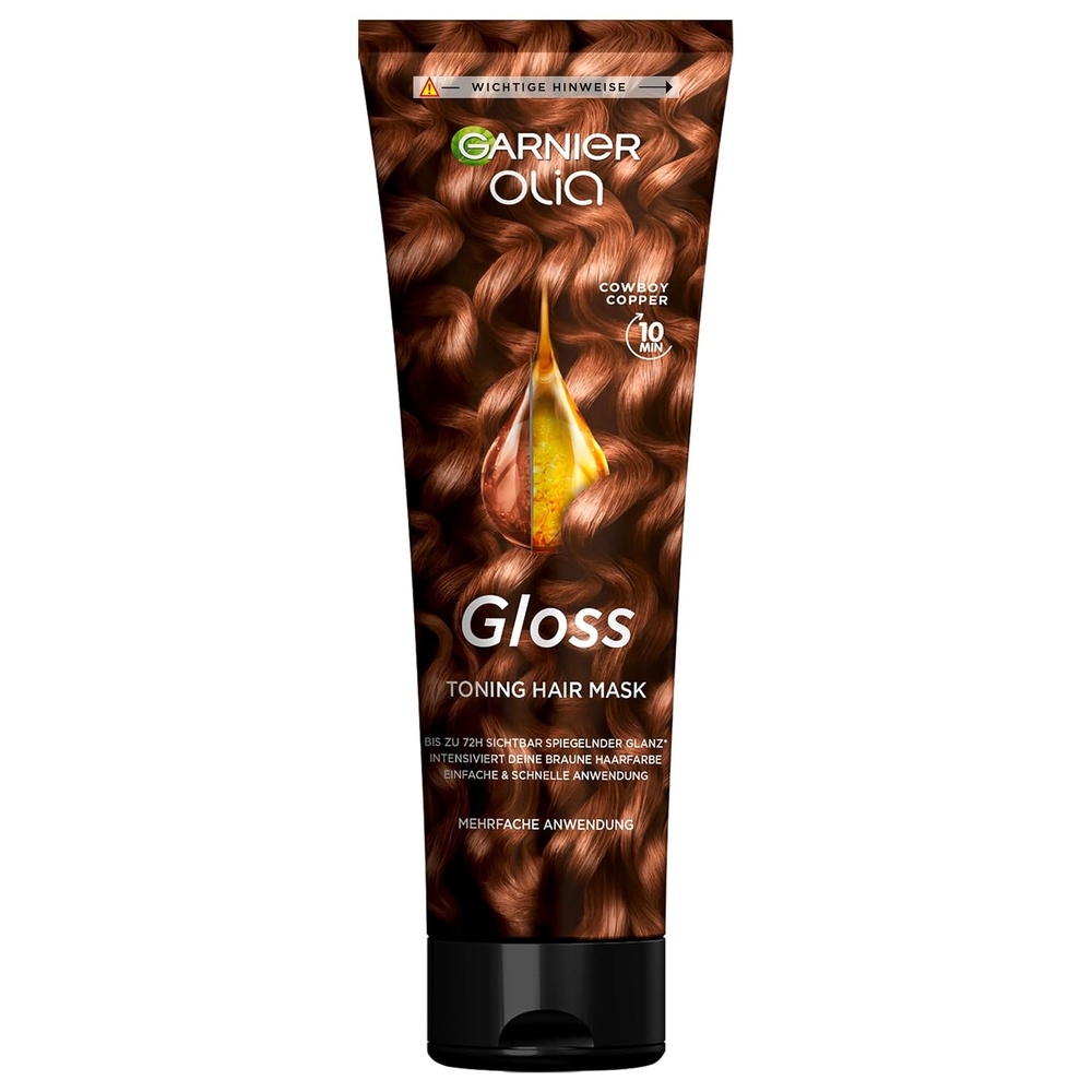 image:imageOlia Gloss Toning Hair Mask Repariert bis zu 1 Jahr Haarschden bis zu 72h sichtbarer Glanz intensiviert die Haarfarbe bis zu 4 Haarwschen wie eine Haarmaske anwendbar Scandi BlondeCowboy Copper