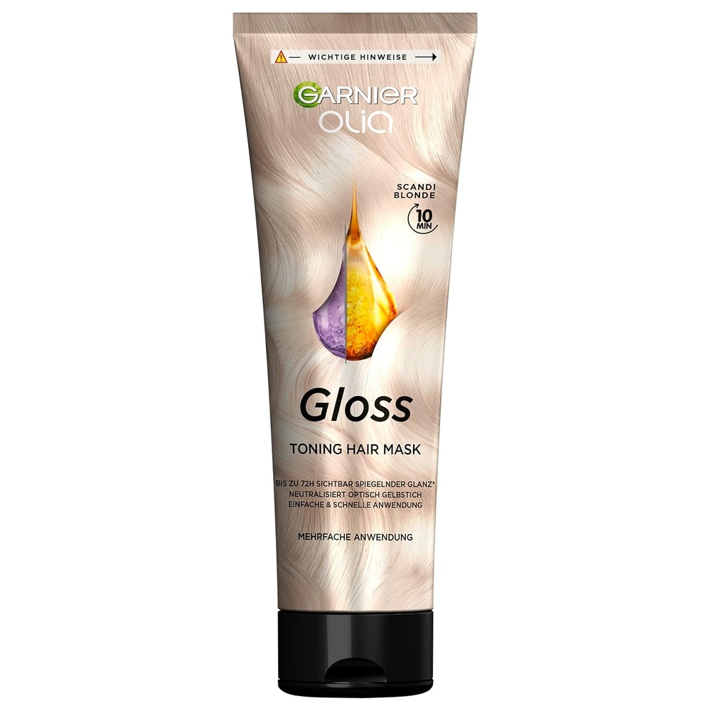 image:imageOlia Gloss Toning Hair Mask Repariert bis zu 1 Jahr Haarschden bis zu 72h sichtbarer Glanz intensiviert die Haarfarbe bis zu 4 Haarwschen wie eine Haarmaske anwendbar Scandi BlondeScandi Blonde