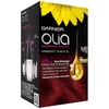 Garnier Olia Dauerhafte Haarfarbe ohne Ammoniak, Mit pflegenden und natürlichen Ölen, Vollständige Grauhaarabdeckung, Permanente Coloration, Nr. 9.11 Kühles Silber, 1 Stück(Rot)