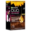 Garnier Olia Dauerhafte Haarfarbe ohne Ammoniak, Mit pflegenden und natürlichen Ölen, Vollständige Grauhaarabdeckung, Permanente Coloration, Nr. 9.11 Kühles Silber, 1 Stück(5.3 Goldbraun)