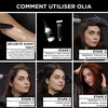 Garnier Olia Dauerhafte Haarfarbe ohne Ammoniak, Mit pflegenden und natürlichen Ölen, Vollständige Grauhaarabdeckung, Permanente Coloration, Nr. 9.11 Kühles Silber, 1 Stück(5.35 Brownie)