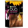 Garnier Olia Dauerhafte Haarfarbe ohne Ammoniak, Mit pflegenden und natürlichen Ölen, Vollständige Grauhaarabdeckung, Permanente Coloration, Nr. 9.11 Kühles Silber, 1 Stück(7.0 Mittelblond)