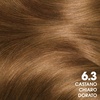 Garnier Olia Dauerhafte Haarfarbe ohne Ammoniak, Mit pflegenden und natürlichen Ölen, Vollständige Grauhaarabdeckung, Permanente Coloration, Nr. 9.11 Kühles Silber, 1 Stück(6.3 Castano Chiaro Dora)
