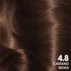 Garnier Olia Dauerhafte Haarfarbe ohne Ammoniak, Mit pflegenden und natürlichen Ölen, Vollständige Grauhaarabdeckung, Permanente Coloration, Nr. 9.11 Kühles Silber, 1 Stück(Castano Moka)