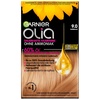 Garnier Olia Dauerhafte Haarfarbe ohne Ammoniak, Mit pflegenden und natürlichen Ölen, Vollständige Grauhaarabdeckung, Permanente Coloration, Nr. 9.11 Kühles Silber, 1 Stück(9.0 Hellblond)