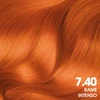 Garnier Olia Dauerhafte Haarfarbe ohne Ammoniak, Mit pflegenden und natürlichen Ölen, Vollständige Grauhaarabdeckung, Permanente Coloration, Nr. 9.11 Kühles Silber, 1 Stück(7.4 intensives Kupfer)