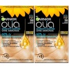 Garnier Olia 110 Kühles Aschblond Dauerhafte Haarfarbe ohne Ammoniak mit pflegenden, natürlichen Ölen, Vollständige Grauhaarabdeckung, Permanente Coloration, 1 Stück(110 Kühles aschblond)