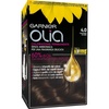 Garnier Olia Dauerhafte Haarfarbe ohne Ammoniak, Mit pflegenden und natürlichen Ölen, Vollständige Grauhaarabdeckung, Permanente Coloration, Nr. 9.11 Kühles Silber, 1 Stück(4.0 dunkelbraun)
