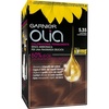 Garnier Olia Dauerhafte Haarfarbe ohne Ammoniak, Mit pflegenden und natürlichen Ölen, Vollständige Grauhaarabdeckung, Permanente Coloration, Nr. 9.11 Kühles Silber, 1 Stück(5.35 braune Schokolade)