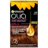 Garnier Olia Dauerhafte Haarfarbe ohne Ammoniak, Mit pflegenden und natürlichen Ölen, Vollständige Grauhaarabdeckung, Permanente Coloration, Nr. 9.11 Kühles Silber, 1 Stück(5.3 Goldbraun)