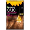 Garnier Olia Dauerhafte Haarfarbe ohne Ammoniak, Mit pflegenden und natürlichen Ölen, Vollständige Grauhaarabdeckung, Permanente Coloration, Nr. 9.11 Kühles Silber, 1 Stück(7.0 Mittelblond)