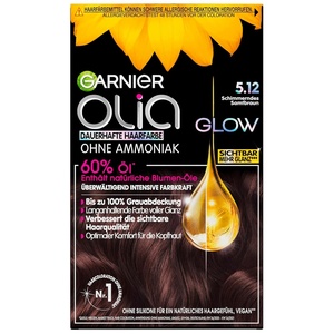 Garnier Olia Dauerhafte Haarfarbe, Nr. 5.12 Samtbraun(1 stück (1er Pack))