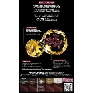 Garnier Olia Dauerhafte Haarfarbe ohne Ammoniak, Mit pflegenden und natürlichen Ölen, Vollständige Grauhaarabdeckung, Permanente Coloration, Nr. 9.11 Kühles Silber, 1 Stück(Farbton 5.52 – Malbec Exquisit)