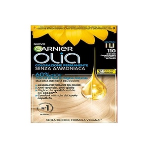 Garnier Olia Haarfarbe, ohne Ammoniak, deckt weißes Haar, Goldbraun(Helles  natürliches und intensives Blond)