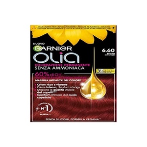 Garnier Olia Haarfarbe, ohne Ammoniak, deckt weißes Haar, Goldbraun(Intensives Rot)