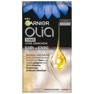 Garnier Olia Haartönung gegen Gelbstich, 9.1 Kühles Blond, 1 Stück(10.01 Platinblond)