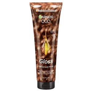 Olia Gloss, Toning Hair Mask, Repariert bis zu 1 Jahr Haarschäden, bis zu 72h sichtbarer Glanz, intensiviert die Haarfarbe bis zu 4 Haarwäschen, wie eine Haarmaske anwendbar, Scandi Blonde(Olia Gloss Cowboy Copper)