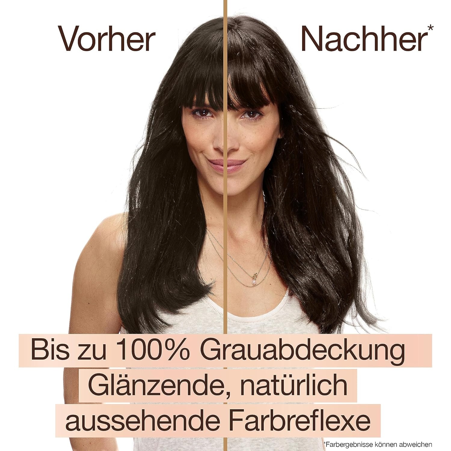 image:imageGarnier Dauerhafte Haarfarbe Haarfrbeset fr intensive und langanhaltende Haarfarbe Coloration fr bis zu 8 Wochen strahlende Farbe Ohne Ammoniak 415 Khles Kastanienbraun Good RefillKit40 Cacao Brown