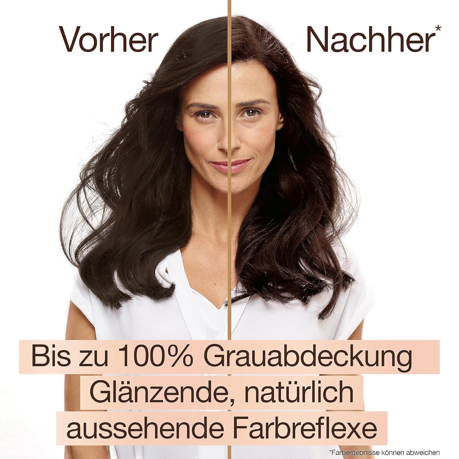 image:imageGarnier Dauerhafte Haarfarbe Haarfrbeset fr intensive und langanhaltende Haarfarbe Coloration fr bis zu 8 Wochen strahlende Farbe Ohne Ammoniak 415 Khles Kastanienbraun Good RefillKit415 Iced Chestnut Brown