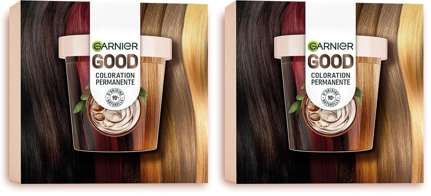 image:imageGarnier Dauerhafte Haarfarbe Haarfrbeset fr intensive und langanhaltende Haarfarbe Coloration fr bis zu 8 Wochen strahlende Farbe Ohne Ammoniak 415 Khles Kastanienbraun Good RefillKit40 Cacao Brown