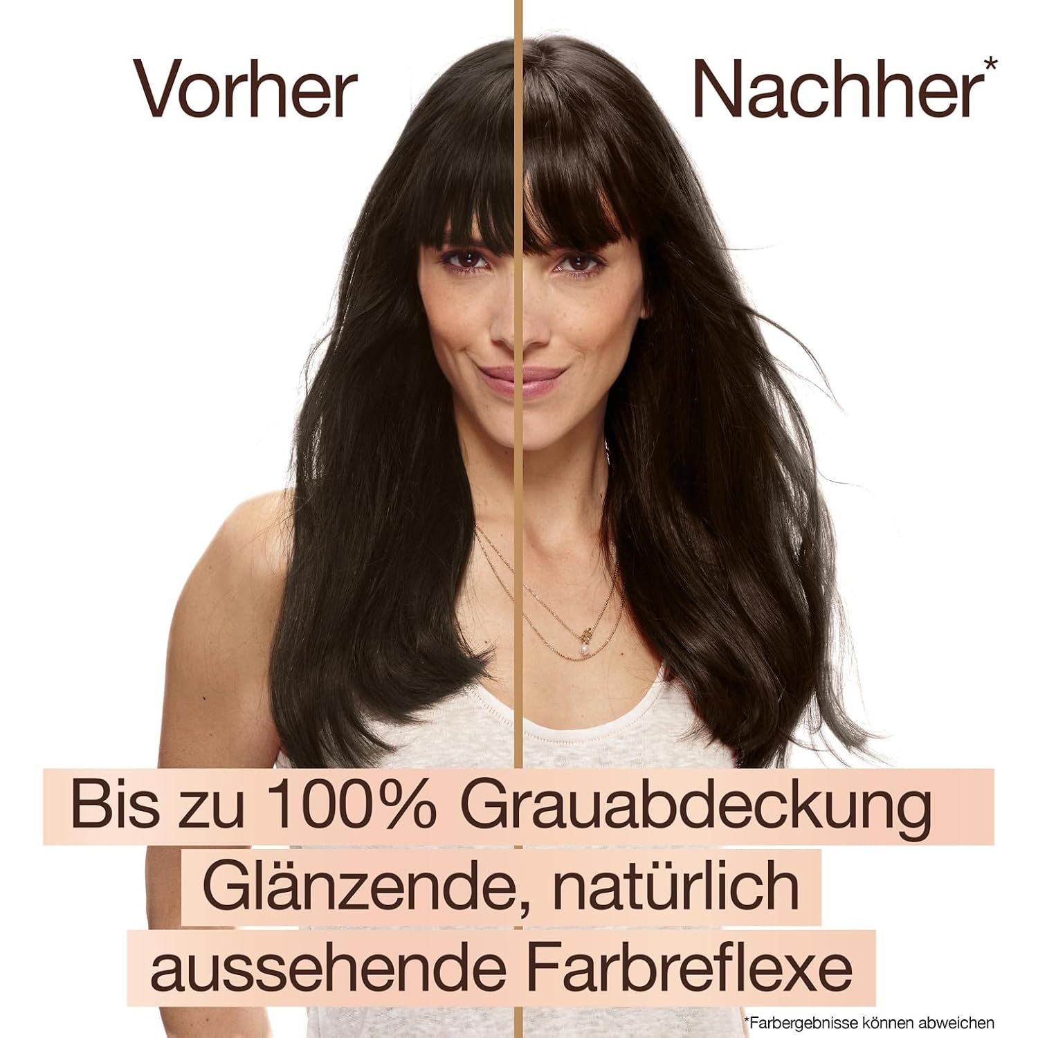 image:imageGarnier Dauerhafte Haarfarbe Haarfrbeset fr intensive und langanhaltende Haarfarbe Coloration fr bis zu 8 Wochen strahlende Farbe Ohne Ammoniak 415 Khles Kastanienbraun Good RefillKit40 Cacao Brown