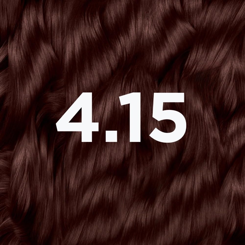 image:imageGarnier Dauerhafte Haarfarbe Haarfrbeset fr intensive und langanhaltende Haarfarbe Coloration fr bis zu 8 Wochen strahlende Farbe Ohne Ammoniak 415 Khles Kastanienbraun Good RefillKit415 Iced Chestnut Brown