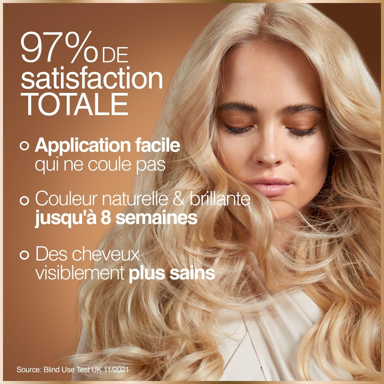 image:imageGarnier GOOD Dauerhafte Haarfarbe 60 Mochaccino Braun permanente Coloration ohne Ammoniak bis zu 100 Grauabdeckung bis 8 Wochen langanhaltende Farbe einfache Anwendung angenehmer Duft 1 StkBond Clair Vanille 91
