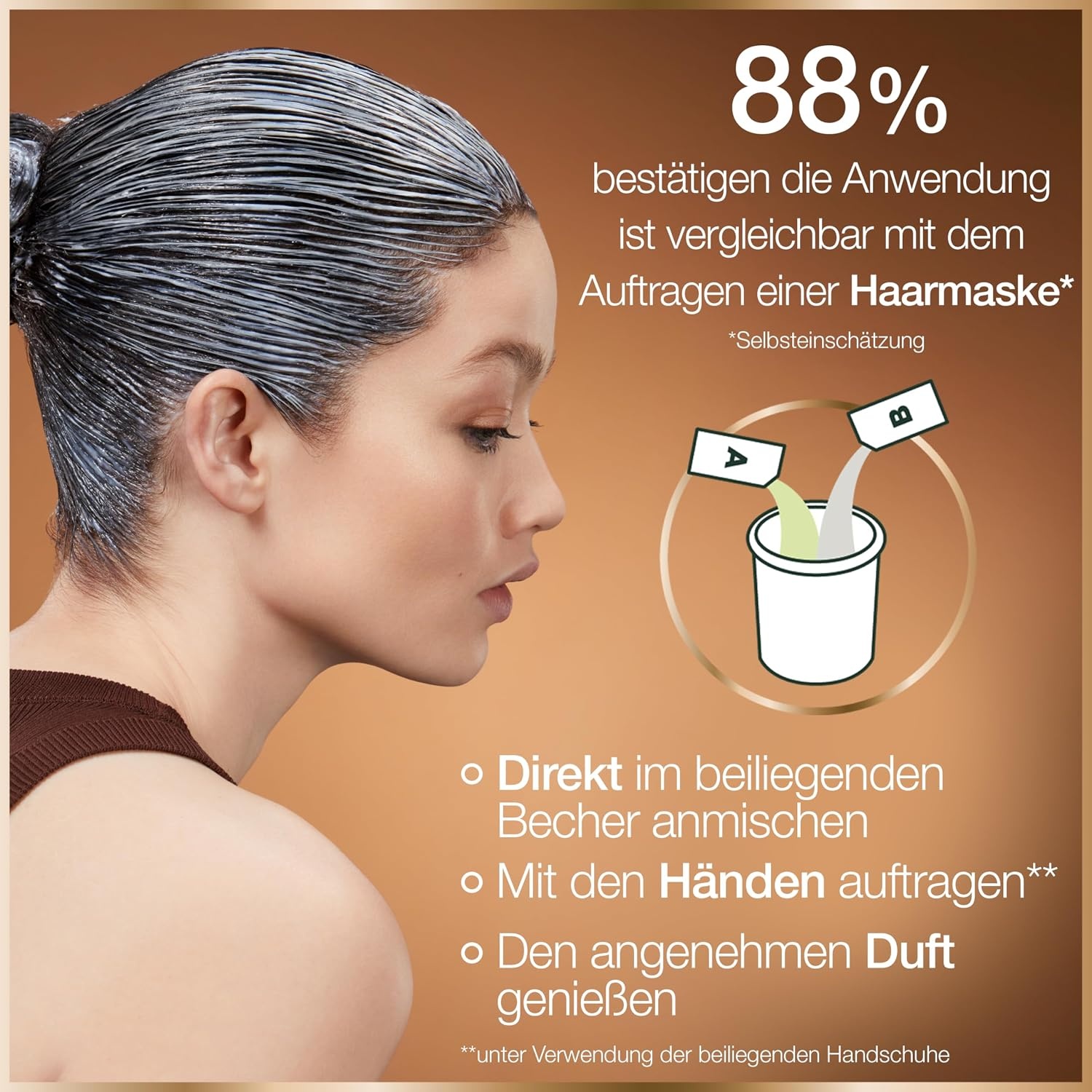 image:imageGarnier GOOD Dauerhafte Haarfarbe 60 Mochaccino Braun permanente Coloration ohne Ammoniak bis zu 100 Grauabdeckung bis 8 Wochen langanhaltende Farbe einfache Anwendung angenehmer Duft 1 Stk30 Dunkles Schokobraun