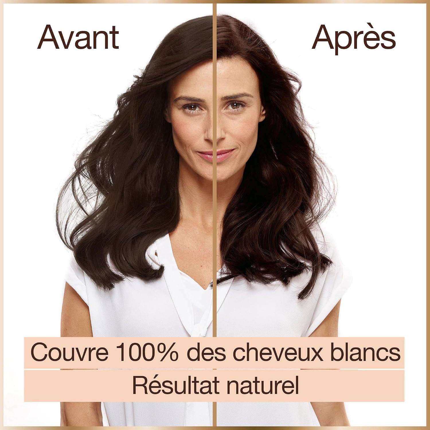 image:imageGarnier GOOD Dauerhafte Haarfarbe 60 Mochaccino Braun permanente Coloration ohne Ammoniak bis zu 100 Grauabdeckung bis 8 Wochen langanhaltende Farbe einfache Anwendung angenehmer Duft 1 StkEisbraun 415