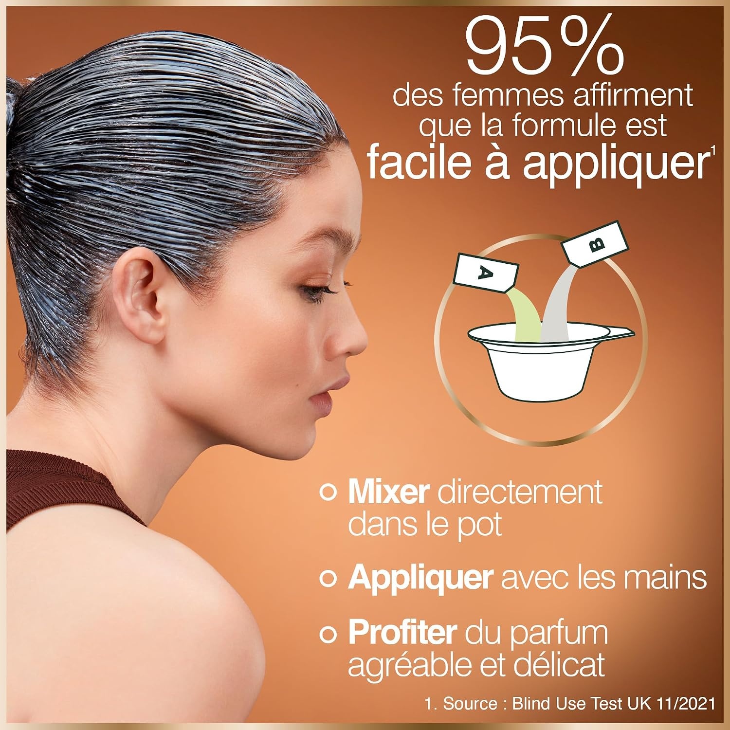 image:imageGarnier GOOD Dauerhafte Haarfarbe 60 Mochaccino Braun permanente Coloration ohne Ammoniak bis zu 100 Grauabdeckung bis 8 Wochen langanhaltende Farbe einfache Anwendung angenehmer Duft 1 StkTrffelbraun 20