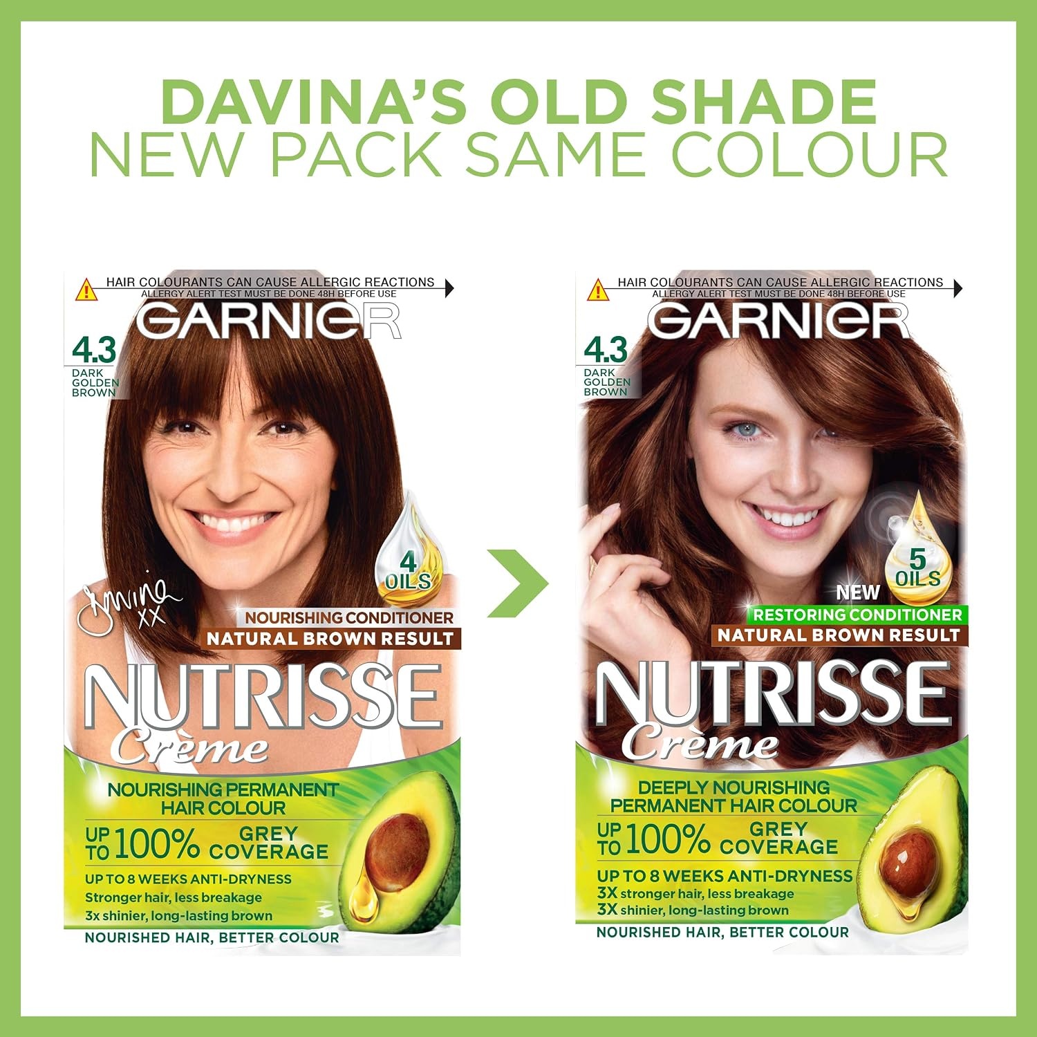 image:imageGarnier Nutrisse Dauerhafte PflegeHaarfarbe mit nhrenden Fruchtlen Coloration mit 8 Wochen Halt Ultra Crme Tnung 8N Nude Natrliches BlondDunkelgoldbraun
