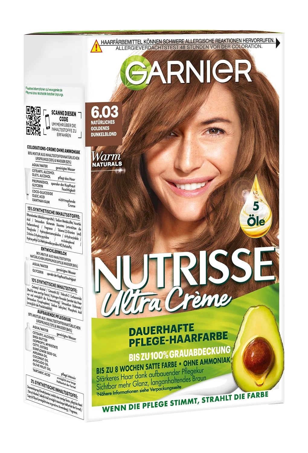 image:imageGarnier Nutrisse Ultra Crme Dauerhafte PflegeHaarfarbe 912 Sehr Helles Perlblond mit bis zu 100 Prozent Grauabdeckung603 Natrliches Goldenes Dunkelblond