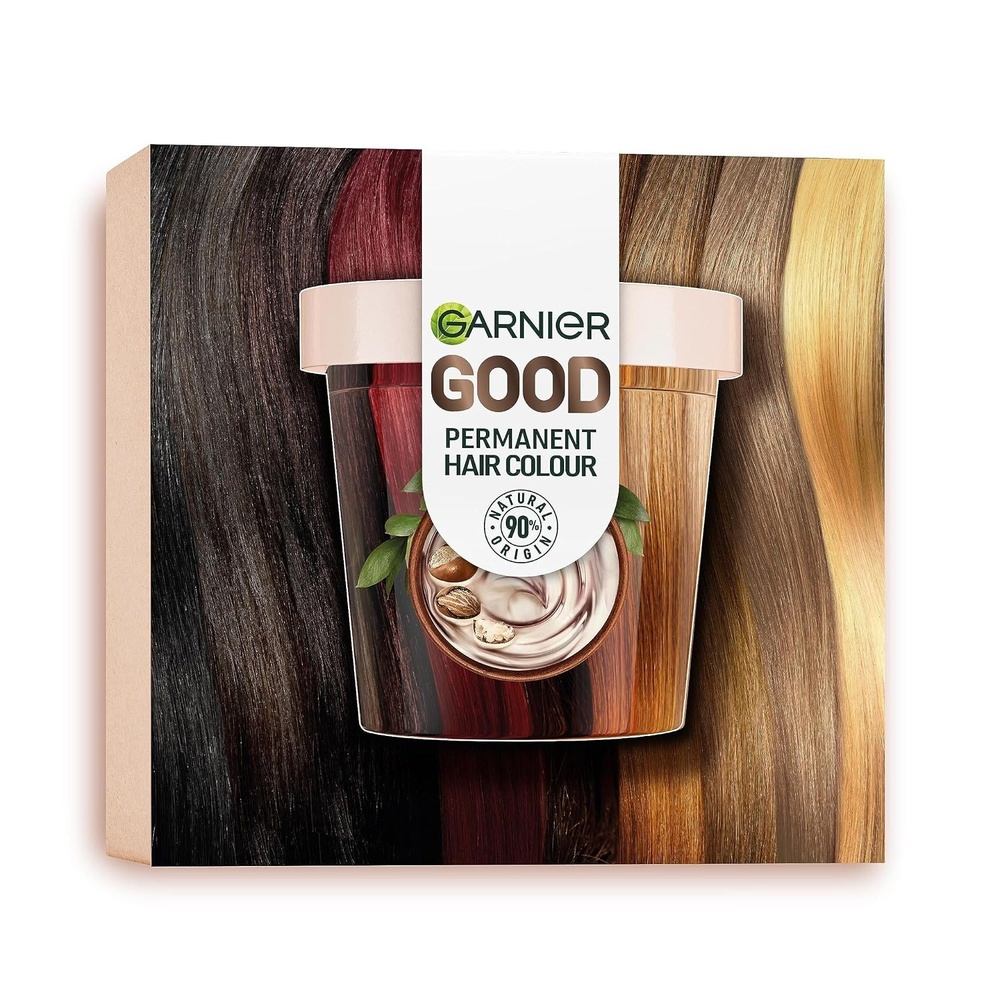 image:imageGarnier Dauerhafte Haarfarbe Haarfrbeset fr intensive und langanhaltende Haarfarbe Coloration fr bis zu 8 Wochen strahlende Farbe Ohne Ammoniak 415 Khles Kastanienbraun Good RefillKit50 Coffee Roast Brown