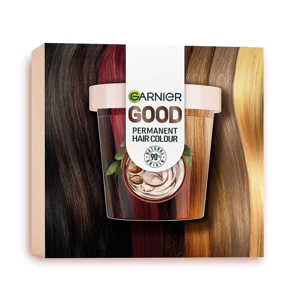 image:imageGarnier Dauerhafte Haarfarbe Haarfrbeset fr intensive und langanhaltende Haarfarbe Coloration fr bis zu 8 Wochen strahlende Farbe Ohne Ammoniak 415 Khles Kastanienbraun Good RefillKit80 Honey Blonde