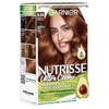 Garnier Nutrisse Dauerhafte Pflege-Haarfarbe mit nährenden Fruchtölen, Coloration mit 8 Wochen Halt, Ultra Crème Tönung, 8N Nude Natürliches Blond(Goldenes Rehbraun)