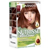 Garnier Nutrisse Dauerhafte Pflege-Haarfarbe mit nährenden Fruchtölen, Coloration mit 8 Wochen Halt, Ultra Crème Tönung, 8N Nude Natürliches Blond(Schoko-Braun)