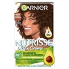 Garnier Nutrisse Ultra Crème Dauerhafte Pflege-Haarfarbe 9.12 Sehr Helles Perlblond mit bis zu 100 Prozent Grauabdeckung(4.13 Leuchtendes Kastanienbraun)