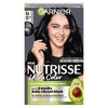 Garnier Nutrisse Dauerhafte Pflege-Haarfarbe mit nährenden Fruchtölen, Coloration mit 8 Wochen Halt, Ultra Crème Tönung, 8N Nude Natürliches Blond(1.10 Infinite Black)