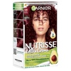 Garnier Nutrisse Dauerhafte Pflege-Haarfarbe mit nährenden Fruchtölen, Coloration mit 8 Wochen Halt, Ultra Crème Tönung, 8N Nude Natürliches Blond(36 Dunkle Kirsche)